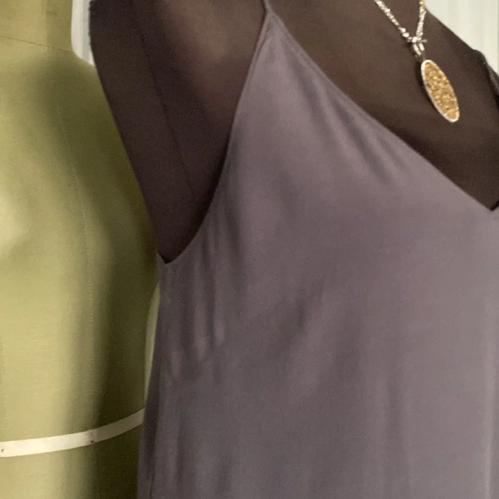 Aritzia Wilfred Free Elegant Taupe Slip Dress! Size Medium - Picture 3 of 17